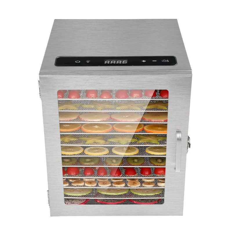 Déshydrateur alimentaire, un appareil conçu pour retirer l'humidité des aliments afin de les conserver plus longtemps et d'en intensifier les saveurs.